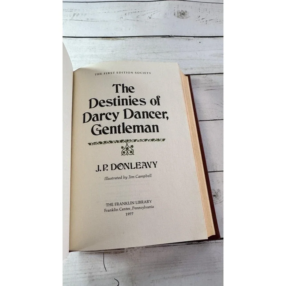 Destinies of Darcy Dancer Gentleman J.P. Donleavy 1977 Franklin Library 1st Ed